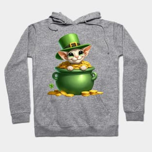 St Patricks Day Sphynx Cat Hoodie